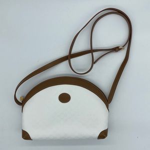 AUTHENTIC Vintage Gucci GG Crossbody Purse Bag White Tan Supreme Canvas Womens